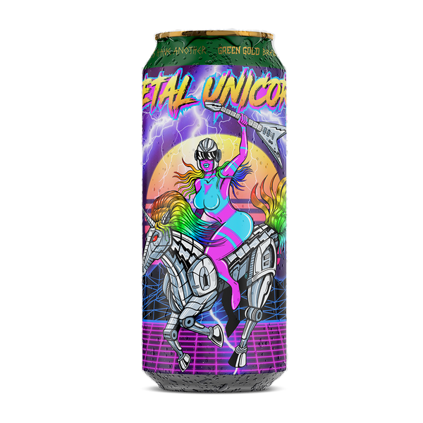 METAL UNICORN - BLACK IPA, 6,8% alc.