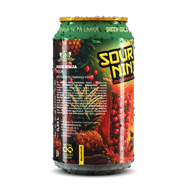 SOUR NINJA - BERLINER WEISSE, 4,0% alc.