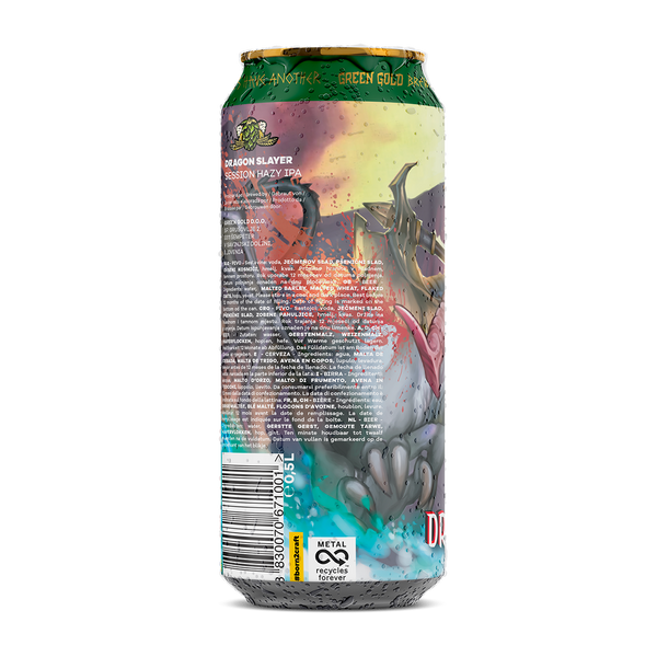 DRAGON SLAYER - SESSION HAZY IPA, 4,0% alc.