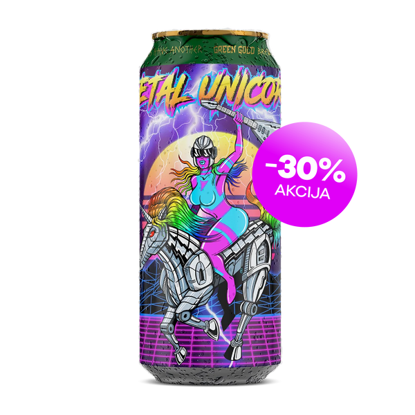 METAL UNICORN - BLACK IPA, 6,8% alk.
