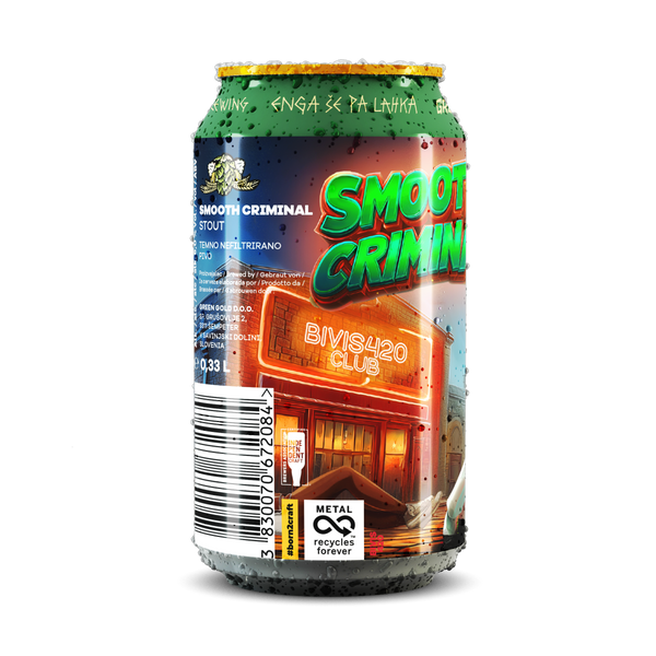 SMOOTH CRIMINAL - STOUT, 6,0% alc.