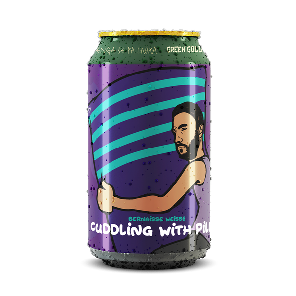 CUDDLING WITH PILLOW - BERNAISSE WEISSE