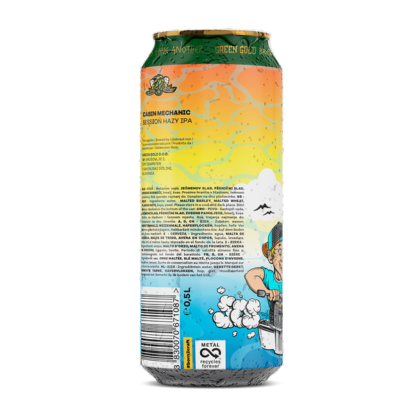 CABIN MECHANIC - SESSION HAZY IPA, 5,0% alc.