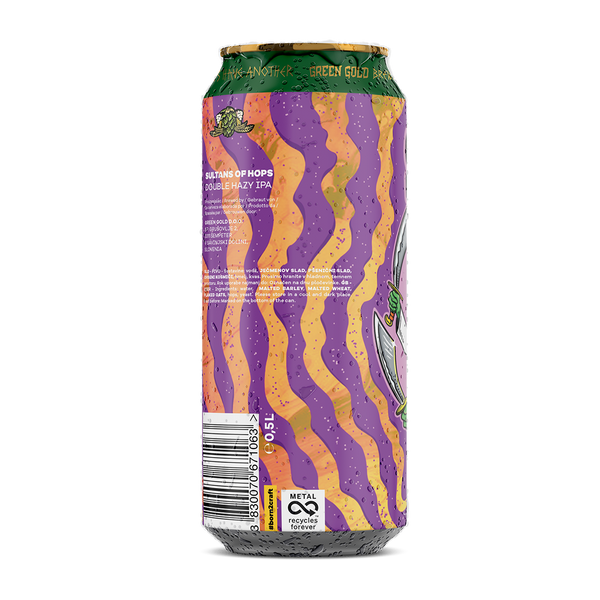 SULTANS OF HOPS - DOUBLE HAZY IPA, 8,0% alc.