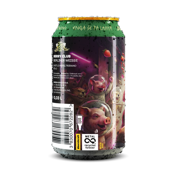 BERRY CLUB - BERLINER WEISSE, 4,2% alc.