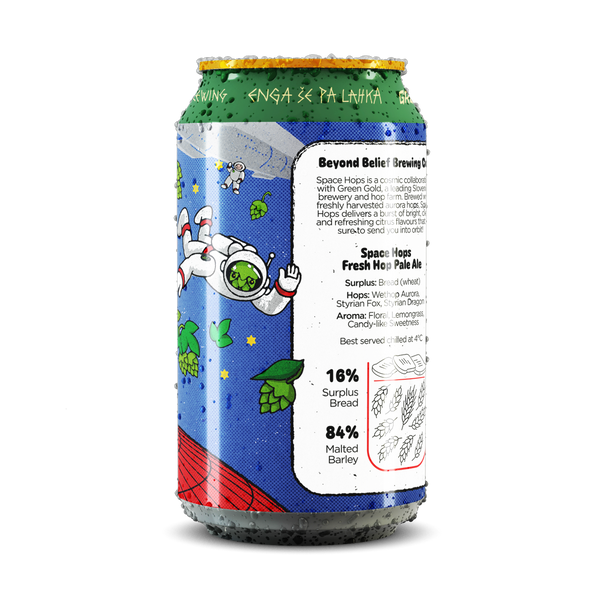SPACE HOPS - WET HOP PALE ALE, 4,5% alc.