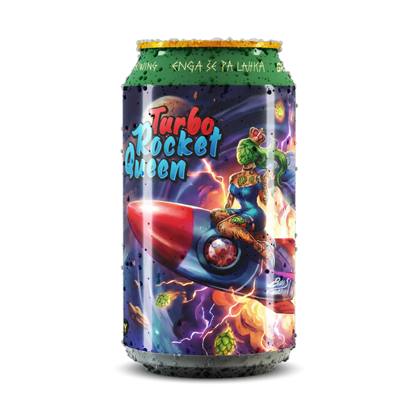 TURBO ROCKET QUEEN - IMPERIAL IPA, 10,0% alc.
